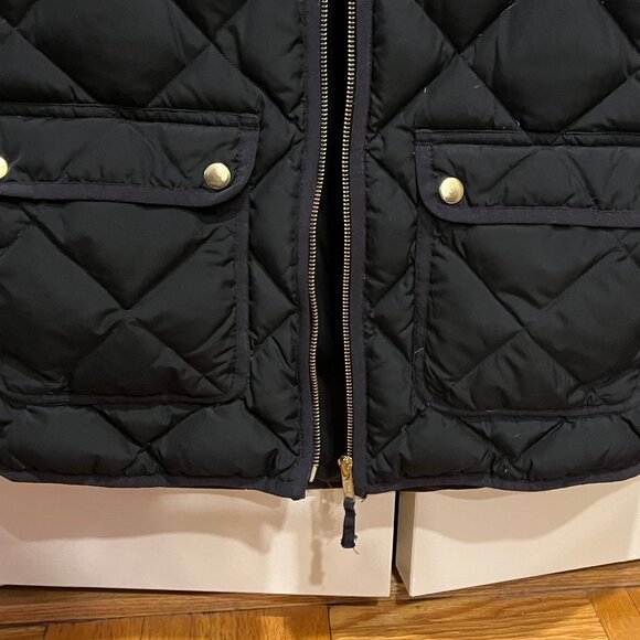 J. Crew | Excursion Quilted Vest | Down Filled | Black - Picture 8 of 9